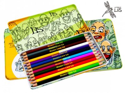 LATA DE LAPICEROS DE COLORES LIBÉLULA - Imagen 7