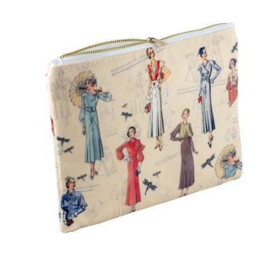 BOLSO NECESER PEQUEÑO VIDRIERA/BOCETOS DE MODA - Imagen 2