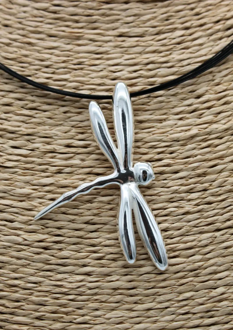 COLGANTE DE LIBÉLULA PLATA DE LEY