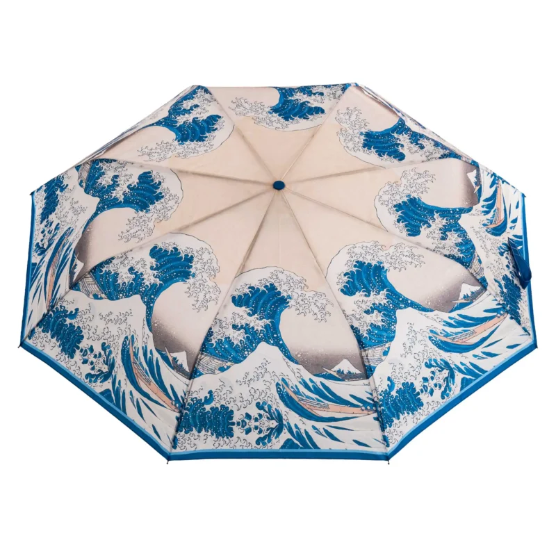 PARAGUAS PLEGABLE LA GRAN OLA HOKUSAI