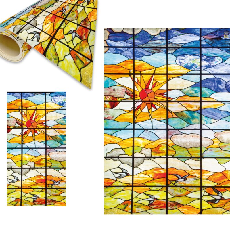 ALFOMBRA SILICONA VIDRIERA "AMANECER"