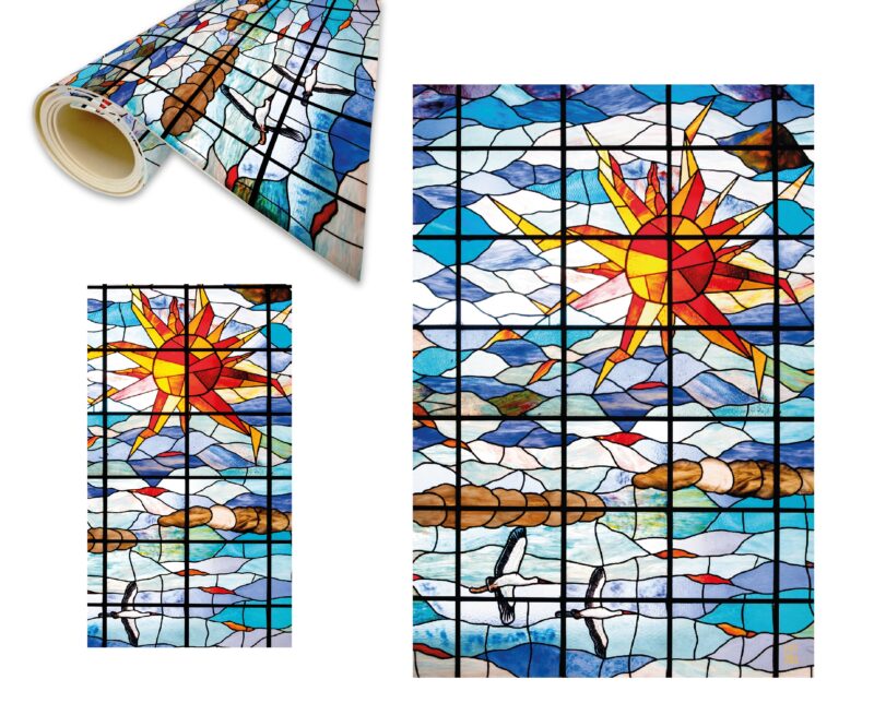 ALFOMBRA SILICONA VIDRIERA "ATARDECER"