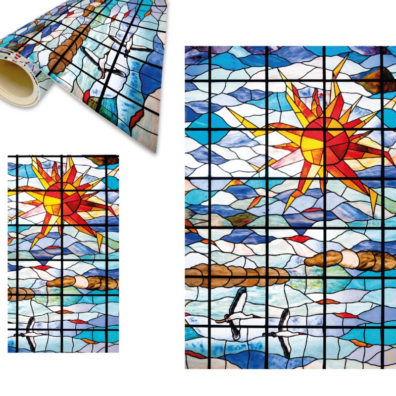 ALFOMBRA SILICONA VIDRIERA "ATARDECER"