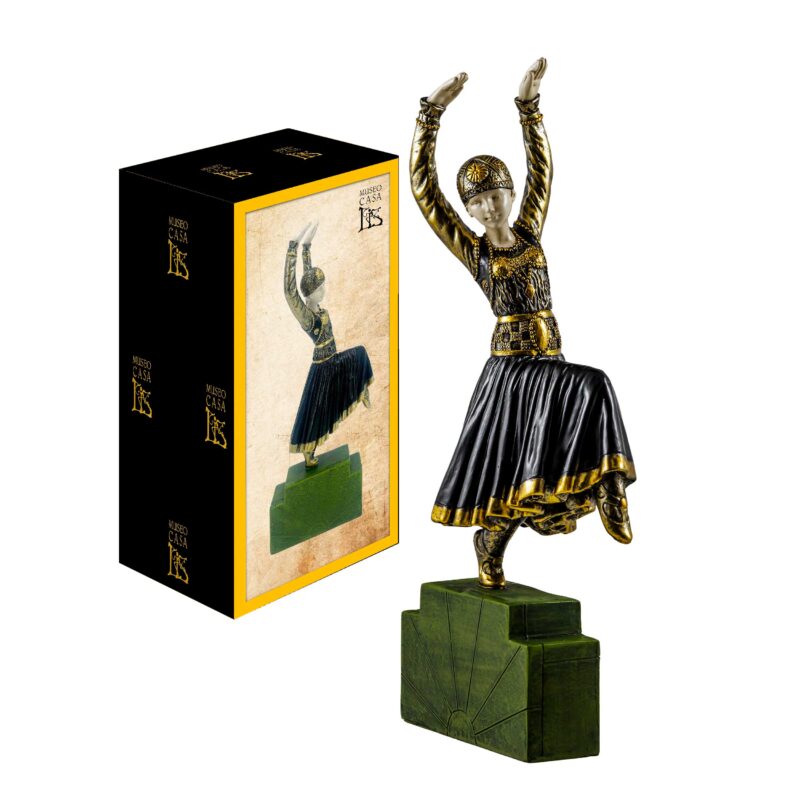 CRISELEFANTINA "BAILARINA CON FALDA LARGA" CASA LIS