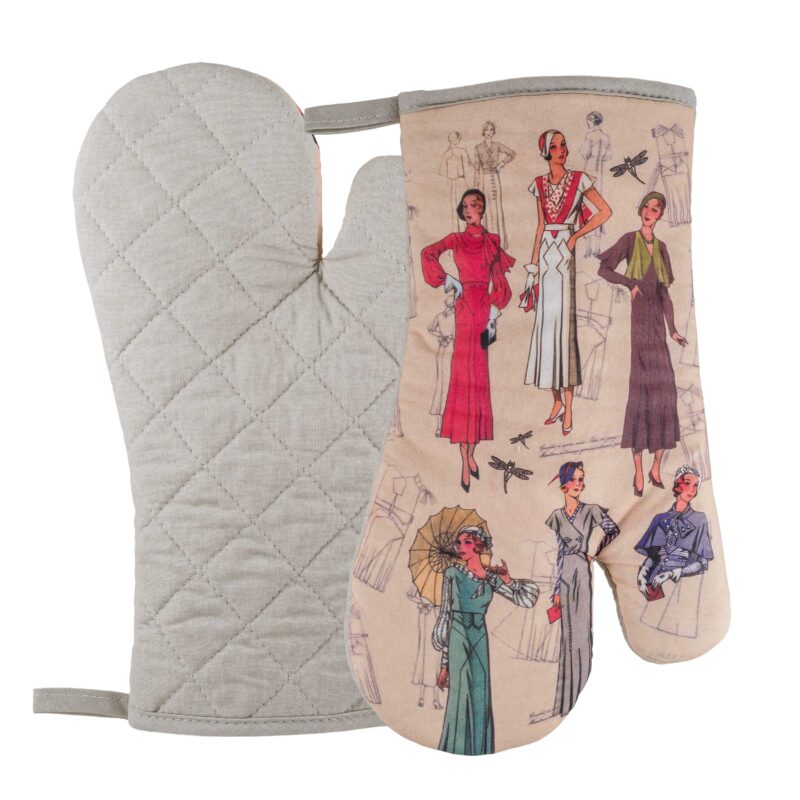 GUANTE COCINA BOCETOS DE MODA